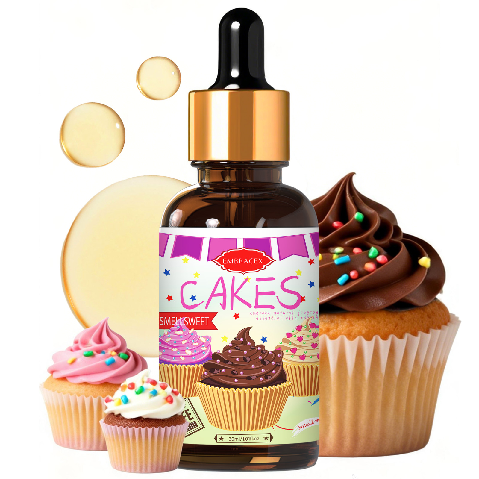 Candle Making Supplies Fragrance Oils - 30ml Cakes Fragrance Oil Car Supplies,