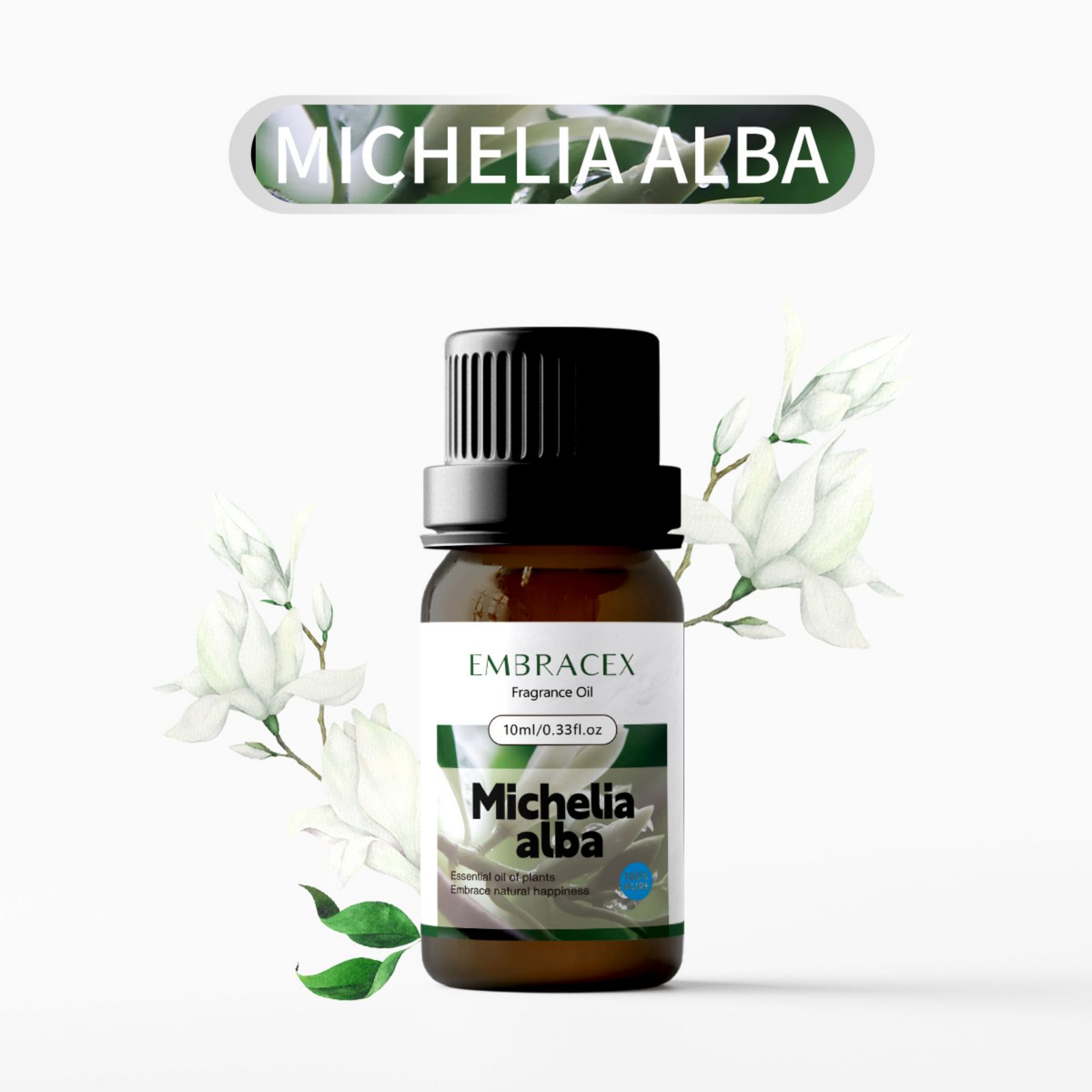Candle Making Supplies Fragrance Oils - 10ml Michelia alba Fragrance Oils Floral