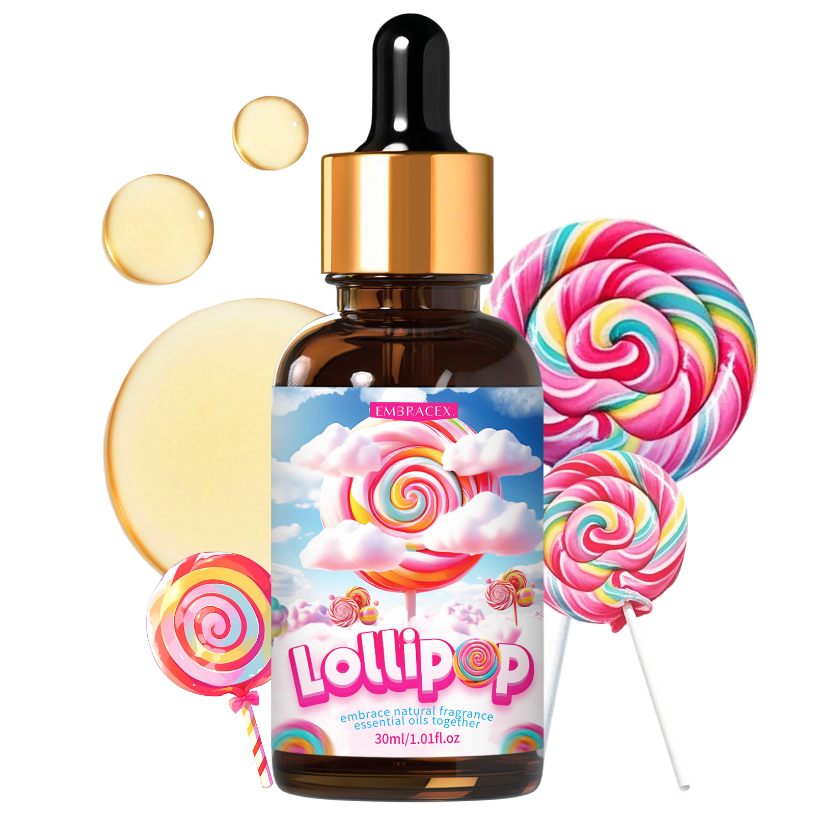 Candle Making Supplies Fragrance Oils - 30ml Lollipop Fragrance Oils Scent Car