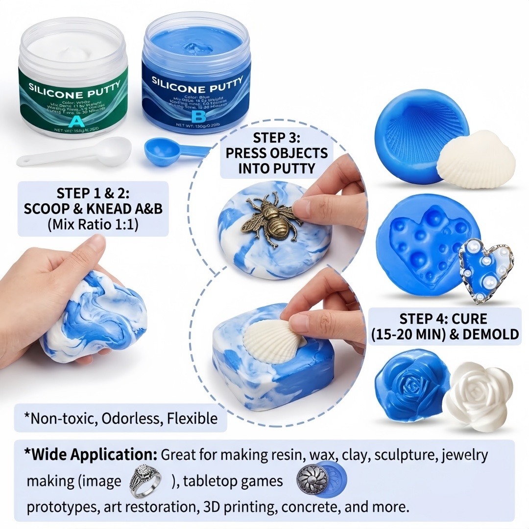 Silicone Putty Mold Making Sup - Candle Making Supplies For Beginners ulasan dan harga