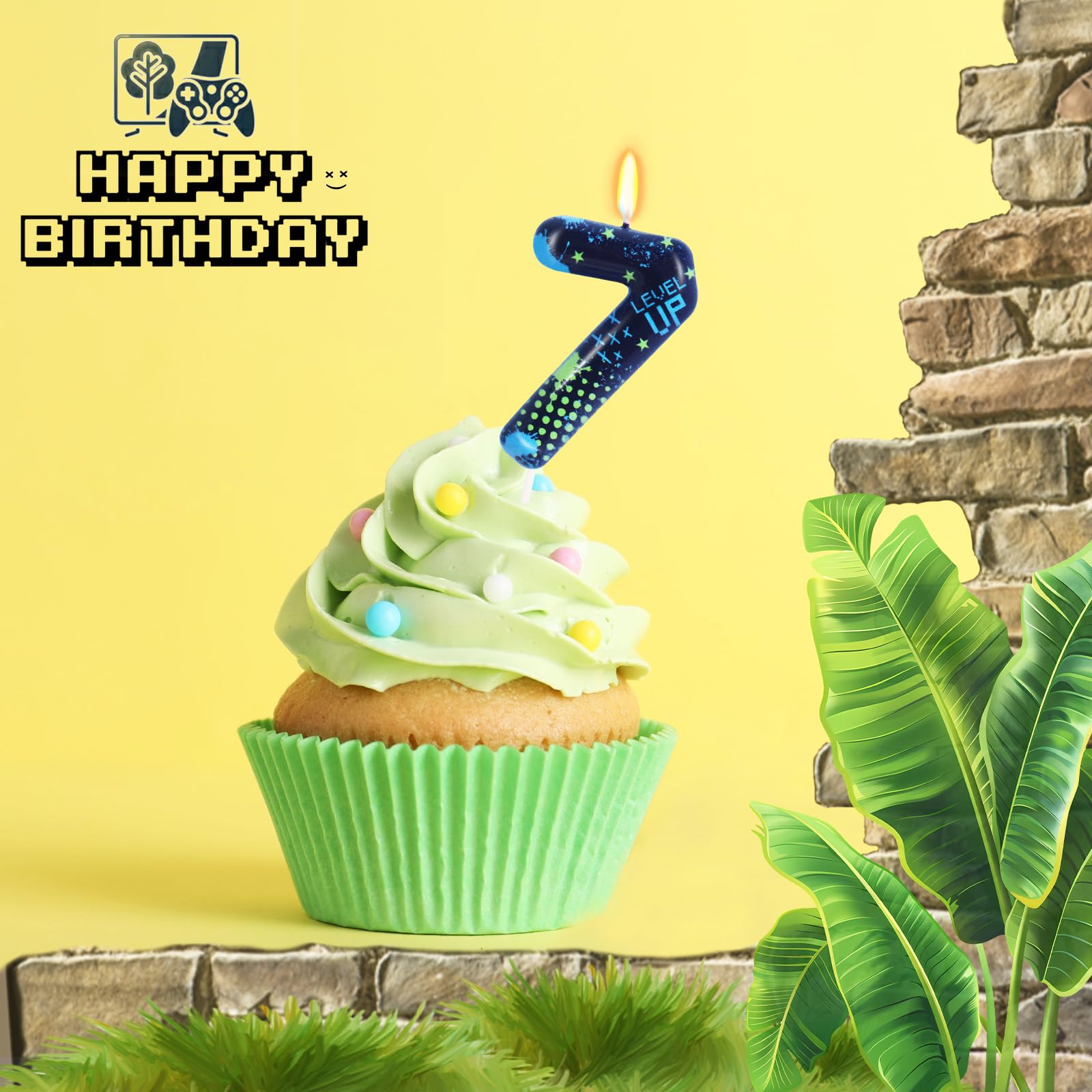 Birthday Candles for Boys Numb - Candle Supplies Video ulasan dan harga