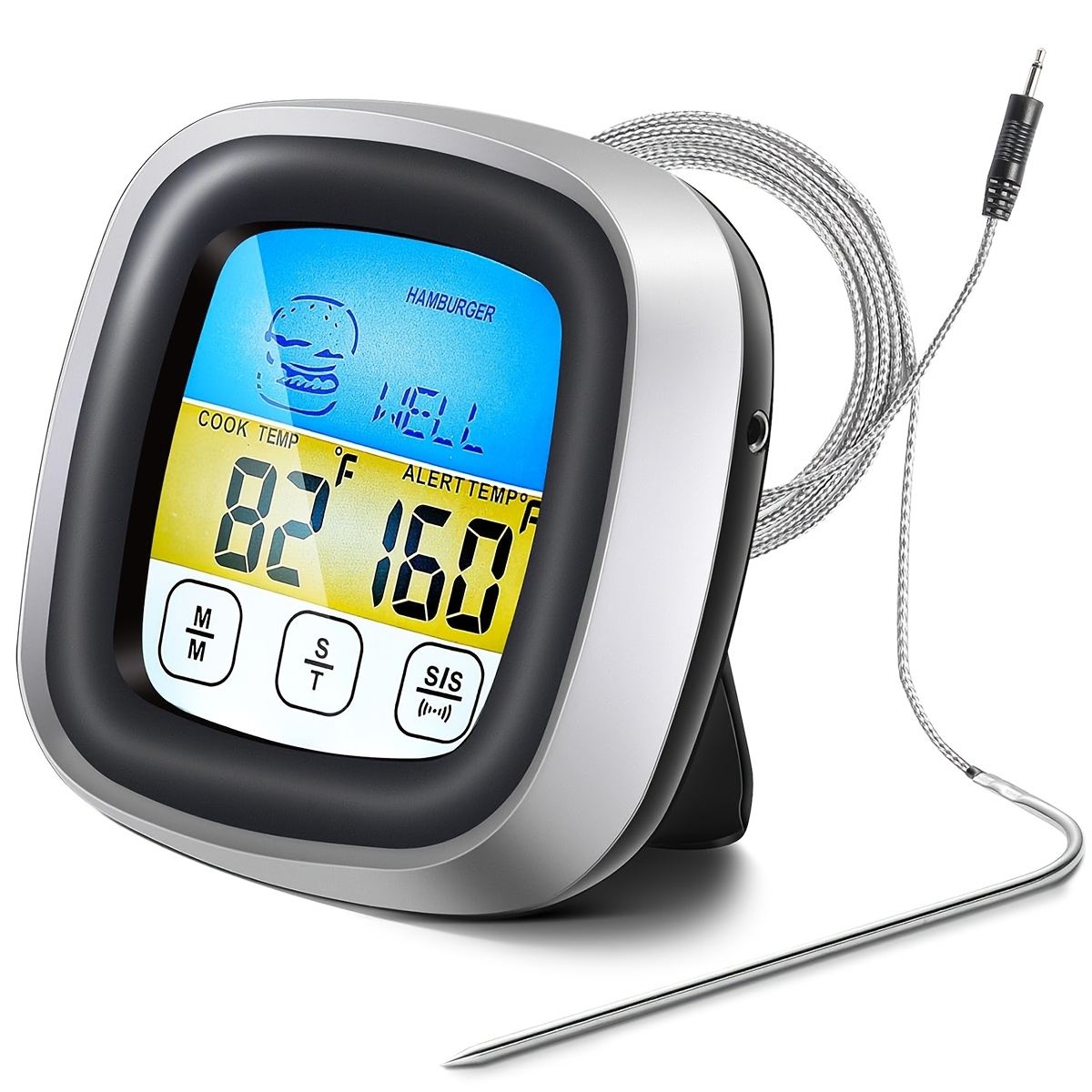 Digital Meat Thermometer BBQ T - Digital Thermometer Probe ulasan dan harga