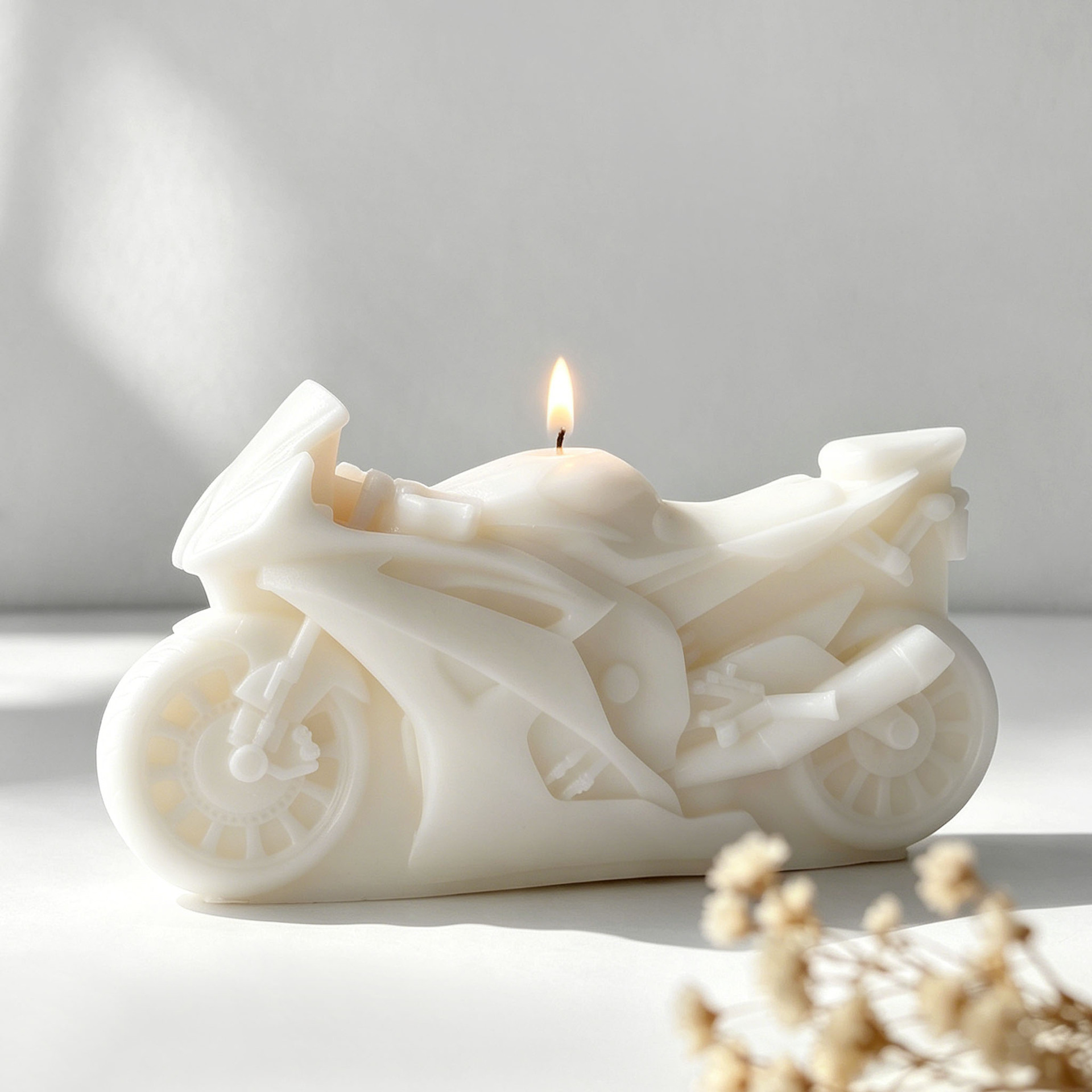 Motorcycle Design Candle Silic - Candle Making Supplies For Beginners ulasan dan harga