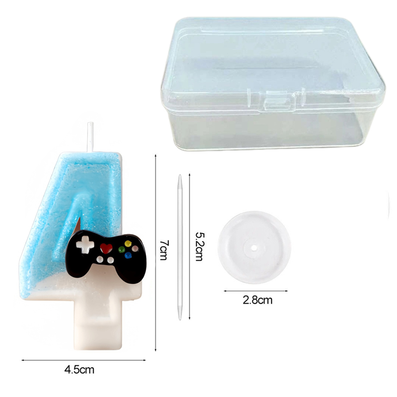Cute Video Game Number Birthda - Candle Supplies Video ulasan dan harga