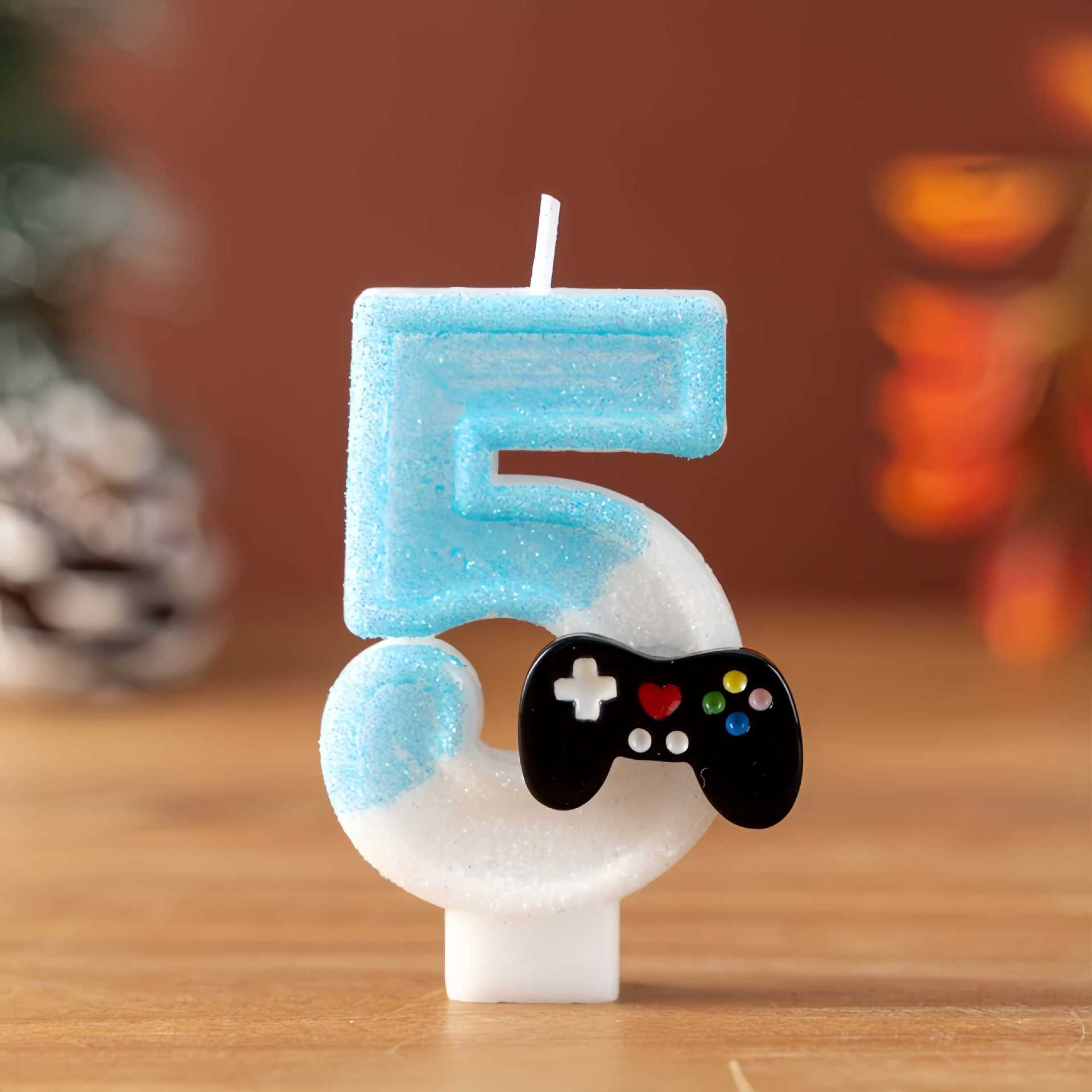 Cute Video Game Number Birthda - Candle Supplies Video ulasan dan harga