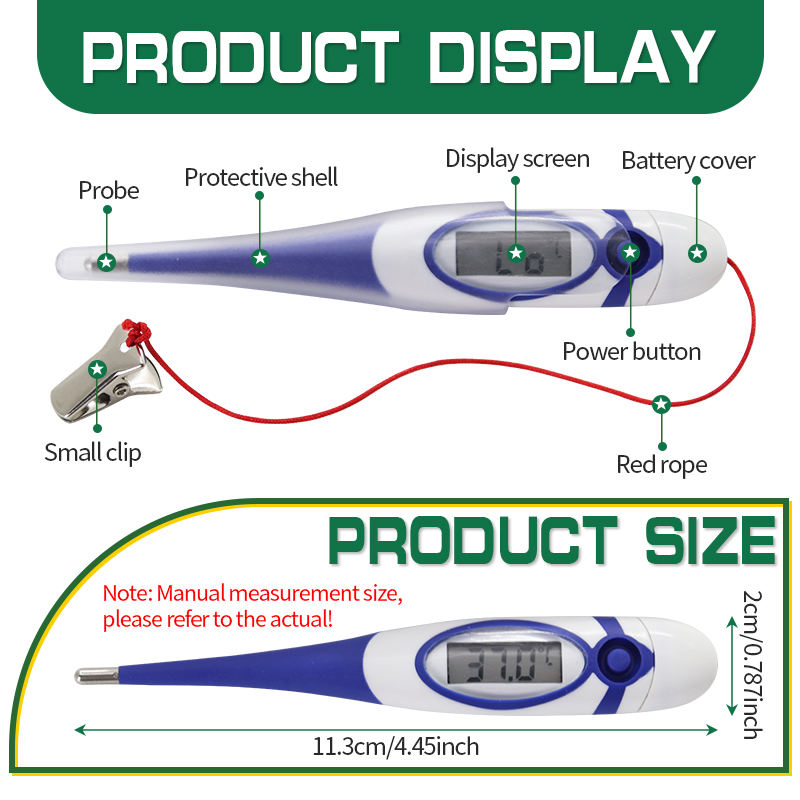 Professional Animal Digital Th - Digital Thermometer Probe ulasan dan harga