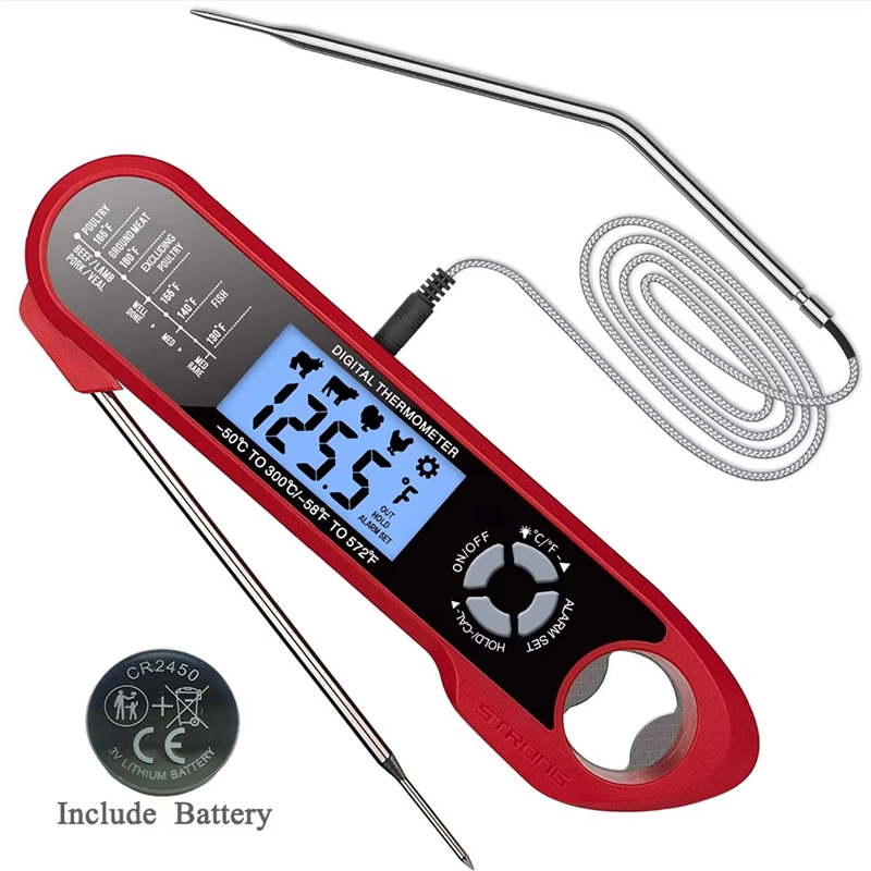 Meat Thermometer Dual-Probe Di - Digital Thermometer Probe ulasan dan harga